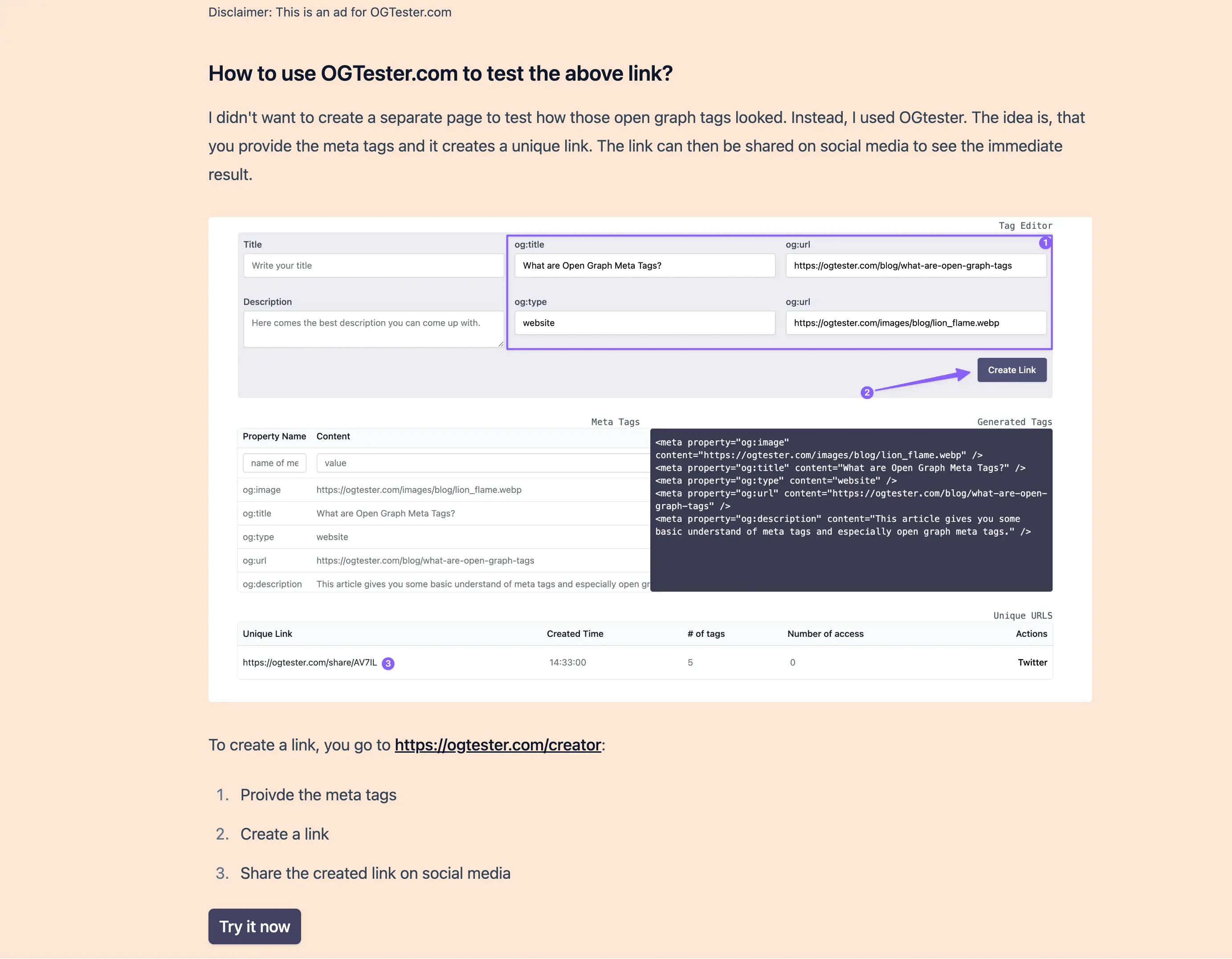 Blog Article Call to Action